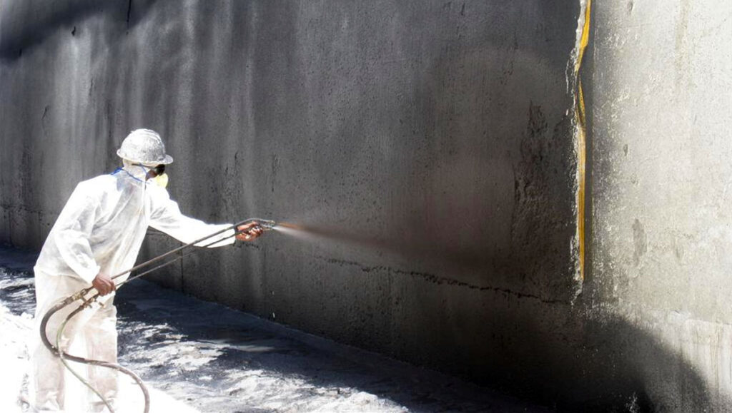 Polyurea spray membranes